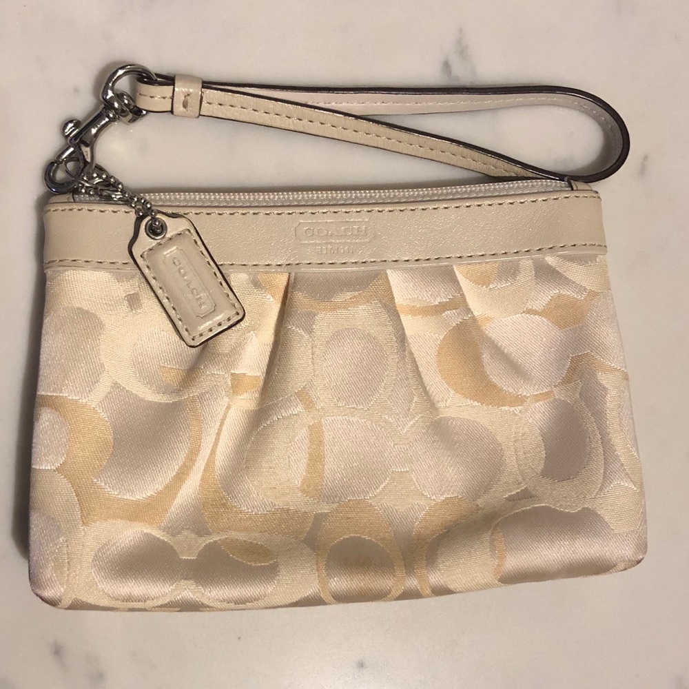 Coach Metallic Wristlet (FREE WITH $50 PURCHASE!)